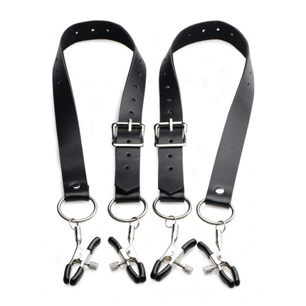 Labia Spreader Straps with Clamps - Kink Store