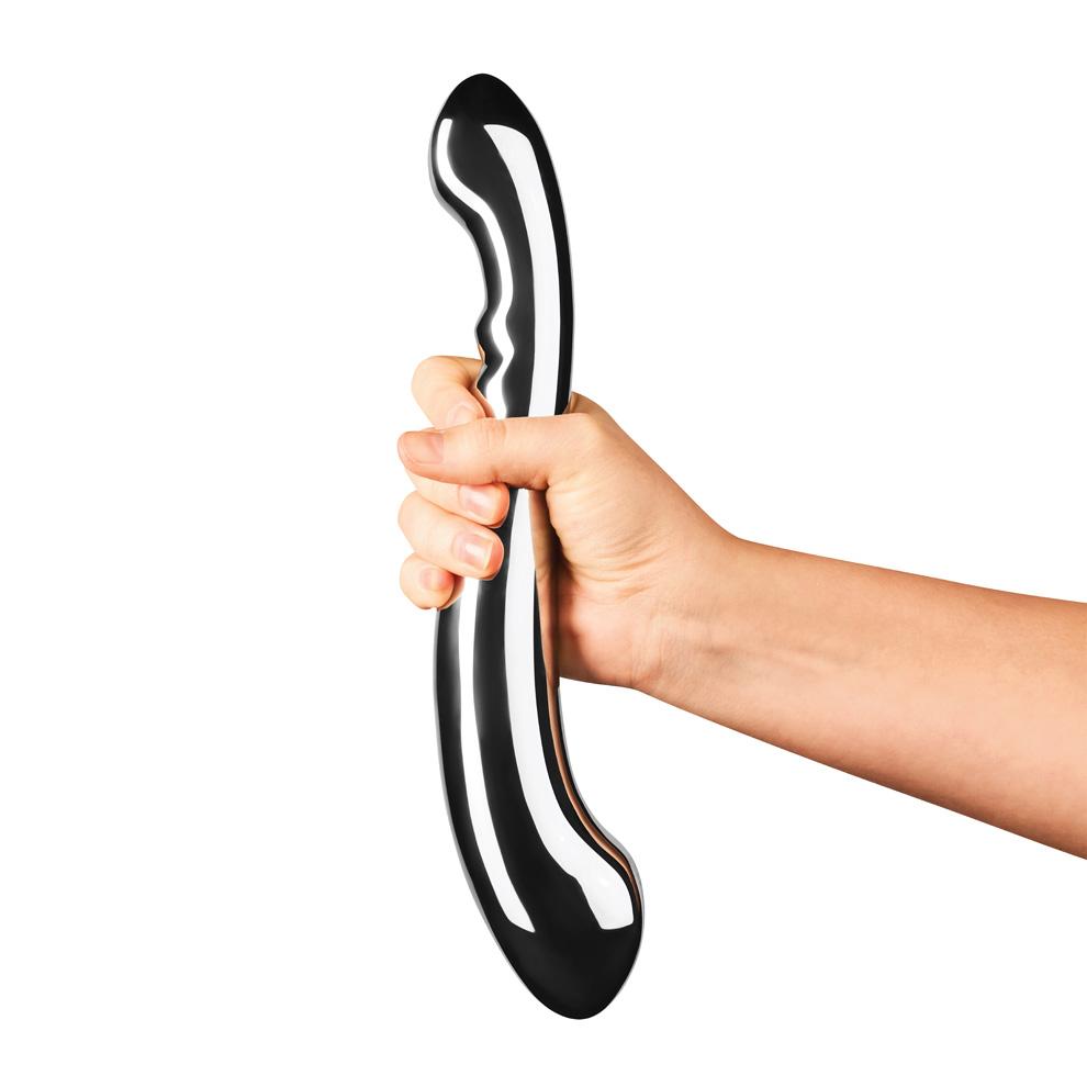 Le Wand Contour - Stainless Steel Curved Wand Dildo - Kink Store