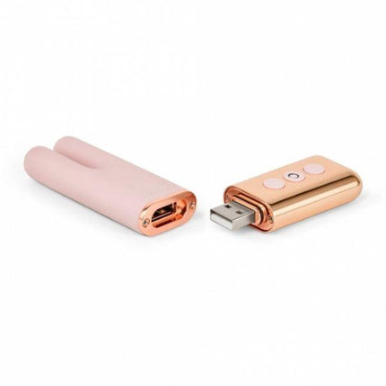 Le Wand Deux Clitoral Vibrator - Rose Gold - Kink Store