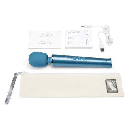 Le Wand Petite Blue Rechargeable Massager - Kink Store