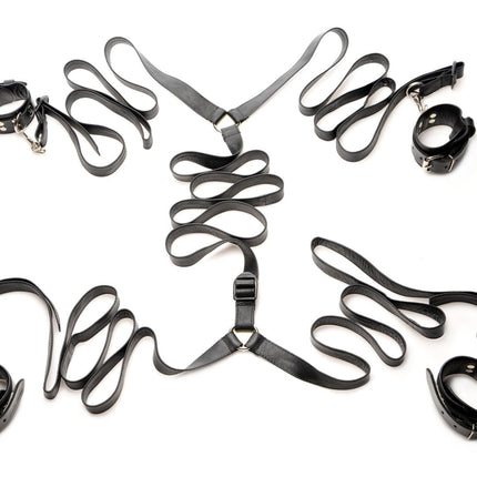 Leather Bed Restraint Kit - Kink Store