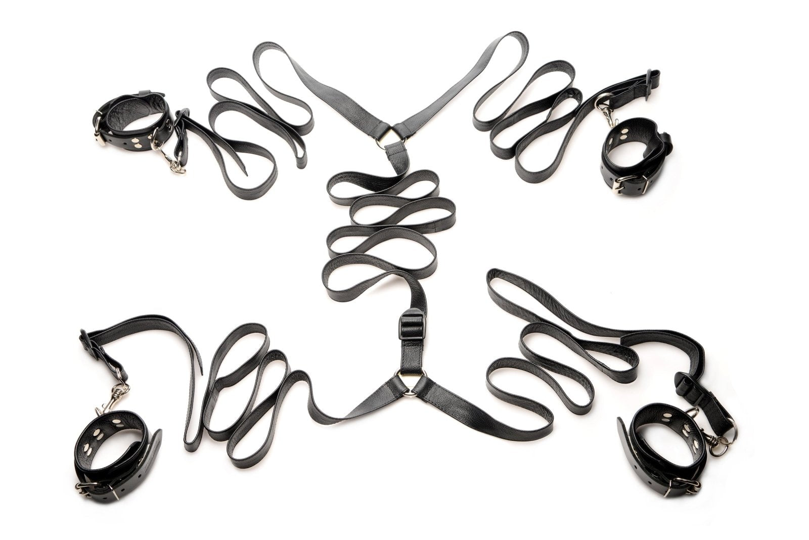 Leather Bed Restraint Kit - Kink Store