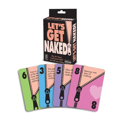 Lets Get Naked Party Card Game - Kink Store