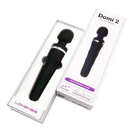 Lovense Domi 2 Bluetooth Vibrating Wand - Kink Store