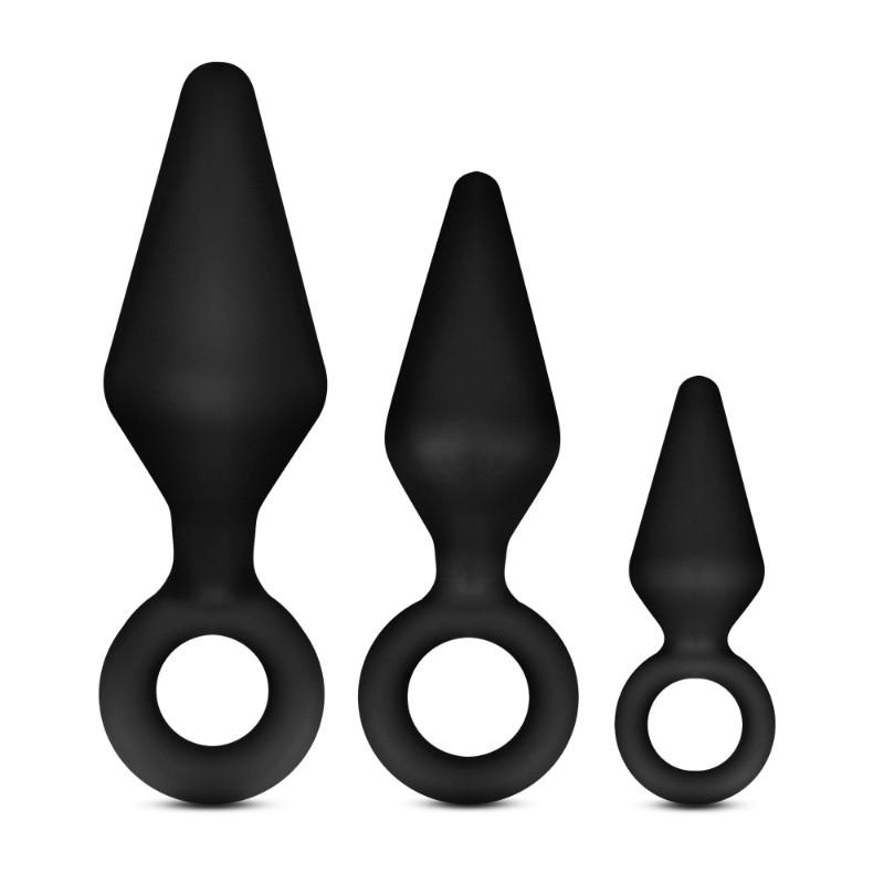 Luxe Night Rimmer Anal Training Kit - Black - Kink Store