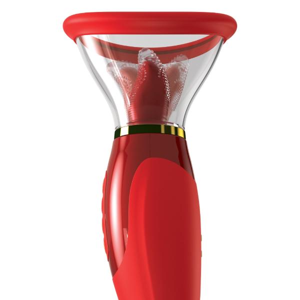 Luxury Edition Her Ultimate Pleasure Suction Tongue Clit Stimulator - Sex Toys