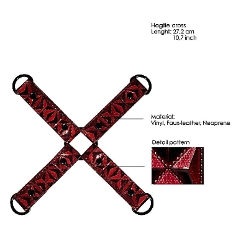 Luxury Hogtie Set - Burgundy - BDSM Gear
