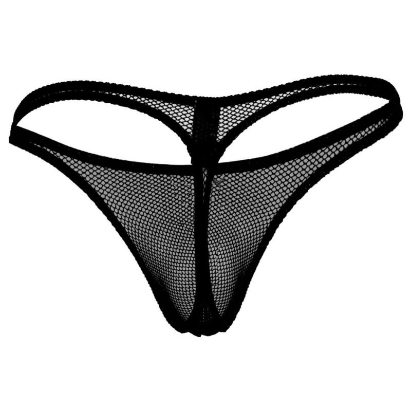 Male Power Stretch Net Bong Thong - S/M - Fetishwear and Lingerie