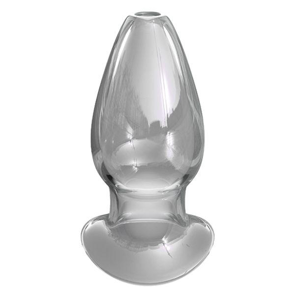 Mega Anal Gaper - Hollow Glass Clear Anal Plug by Anal Fantasy Elite - Sex Toys