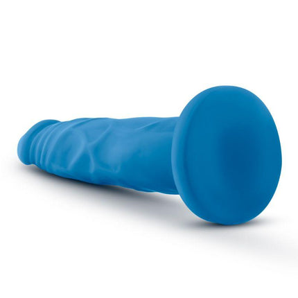 Neo 7.5 Inch Dual Density Dildo - Neon Blue - Sex Toys