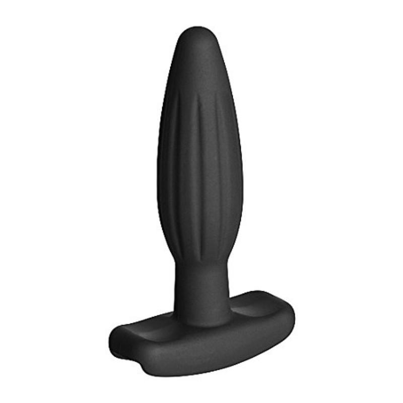 Noir Silicone Rocker E-Stim Butt Plug - Small - Sex Toys