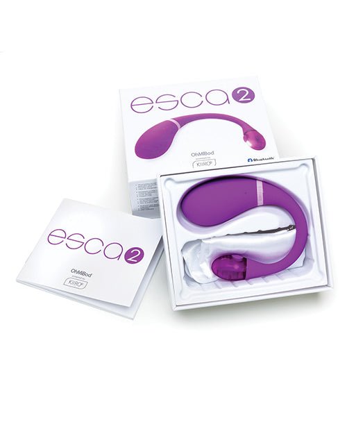 Ohmibod Esca 2 Interactive App Controlled Insertable Vibe - Purple - Kink Store