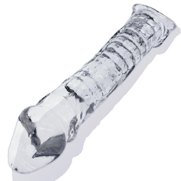 Oxballs Muscle Ripped Cocksheath Clear - Sex Toys
