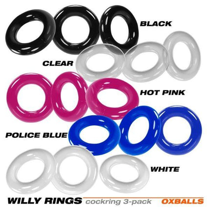 Oxballs Willy Rings 3-Pack Cockrings - Kink Store