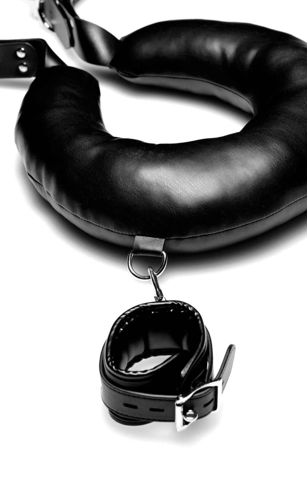 Padded Thigh Sling Restraint with Wrist Cuffs - Kink Store