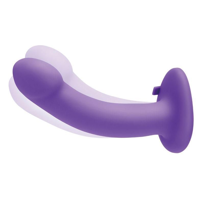 Pegasus 6" Curved Realistic Vibrating Dildo and Harness Set - Kink Store