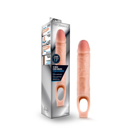 Performance Cock Sheath Realistic Penis Extender - Kink Store