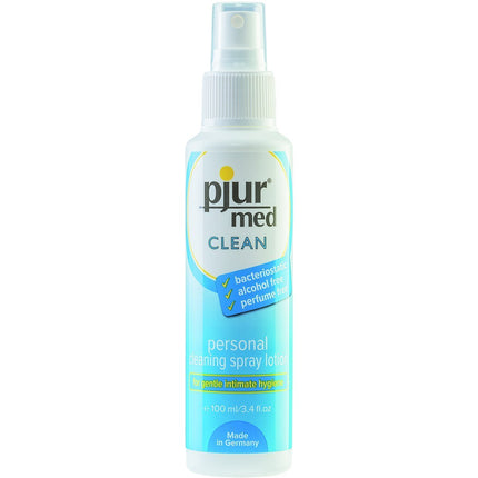 Pjur Med Clean Personal Cleansing Spray - 3.4 oz - Lube, Toy Care and Better Sex