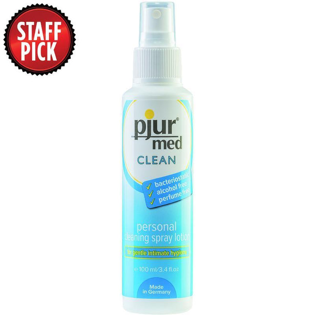 Pjur Med Clean Personal Cleansing Spray - 3.4 oz - Lube, Toy Care and Better Sex