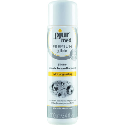 Pjur Med Premium Silicone Based Lubricant - 3.4 oz - Lube, Toy Care and Better Sex