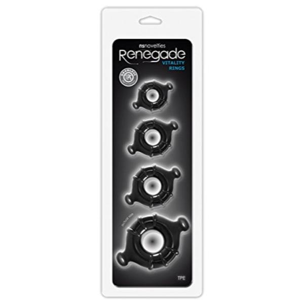 Renegade Vitality Rings Multi-Size Cock Ring Set - Sex Toys