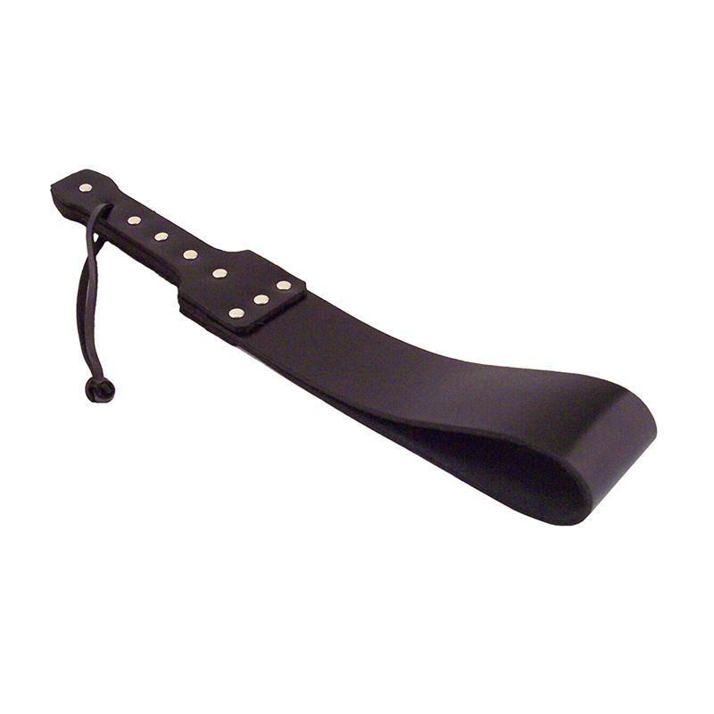 Rouge Folded Paddle Slapper - Black - BDSM Gear