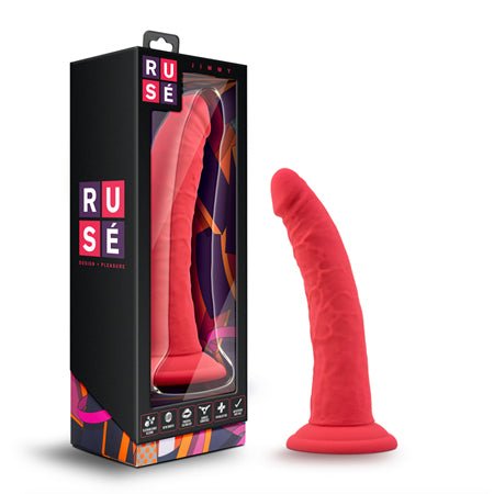 Ruse Jimmy Silicone Dildo - Cerise - Sex Toys