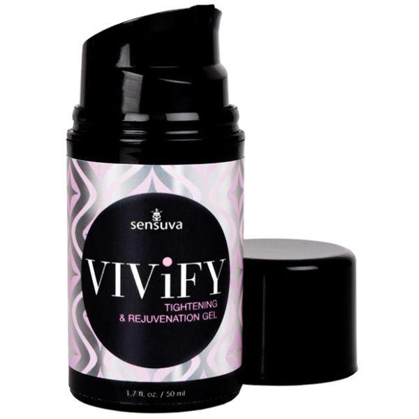 Sensuva Vivify Vaginal Tightening Gel - 1.7 Oz - Lube, Toy Care and Better Sex