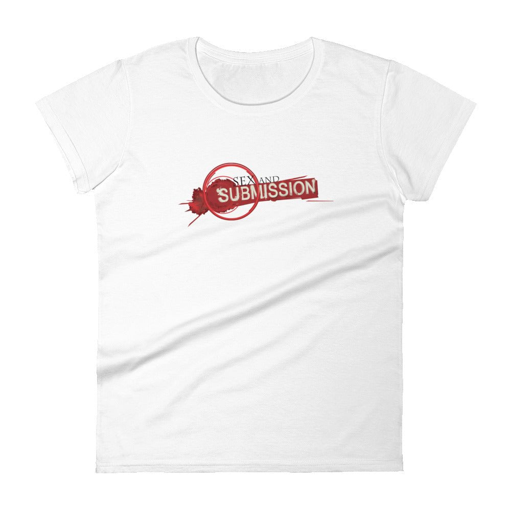 Sex and Submission Fashion Fit Tee - White - Kink Brand