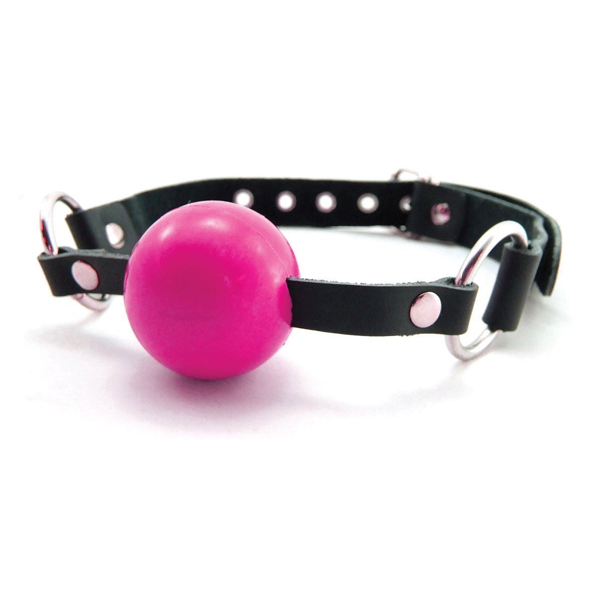 Sex Kitten Pink Silicone Ball Gag - BDSM Gear