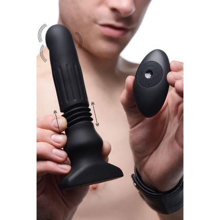 Silicone Swelling and Thrusting Plug with Remote Control - Kink Store