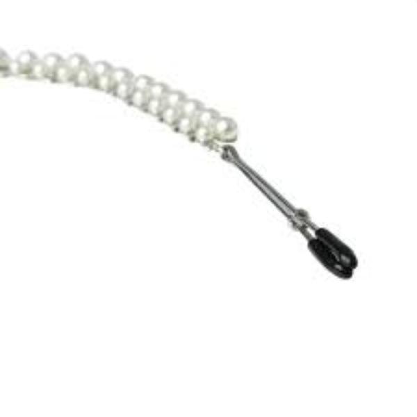 Sincerely Pearl Chain Adjustable Nipple Clamps - Kink Store
