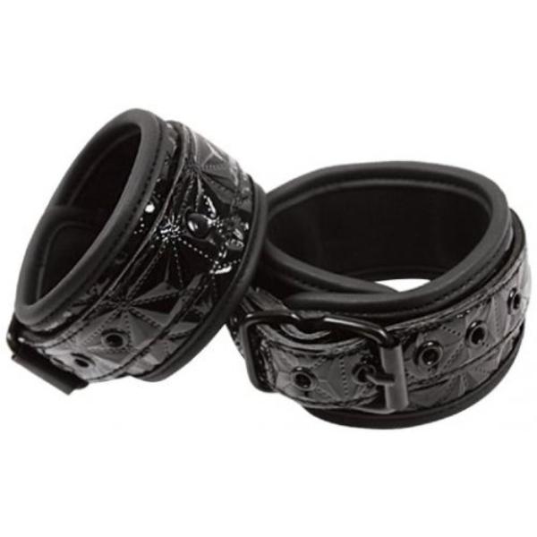 Sinful Wrist Cuffs - Black - Kink Store