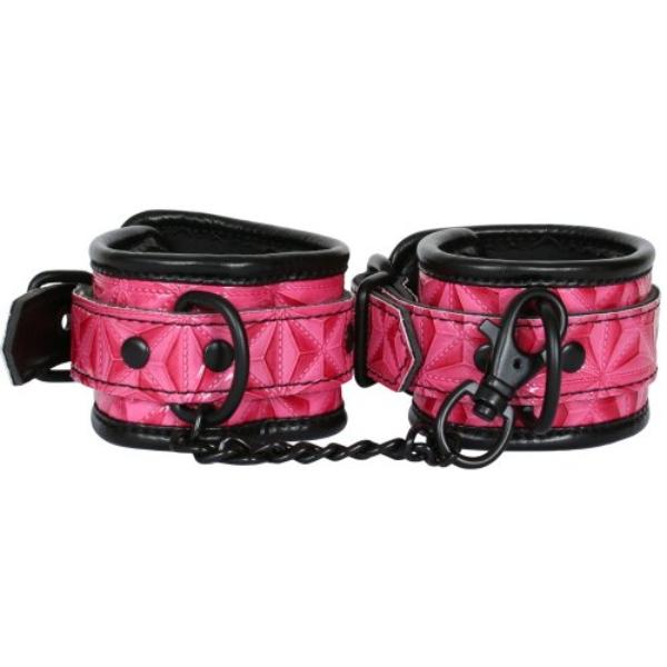 Sinful Wrist Cuffs - Pink - Kink Store