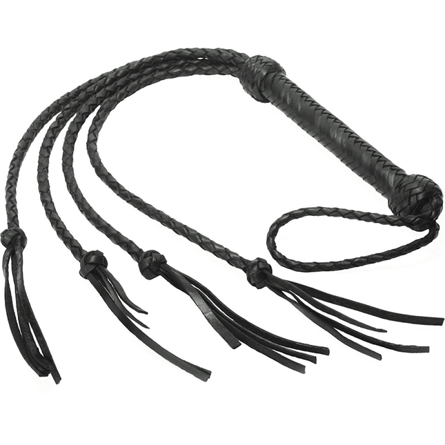 Strict Leather Four Lash Whip - BDSM Toys