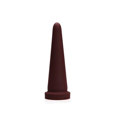 Tantus Cone Small Firm Anal Stretcher - Oxblood - Kink Store