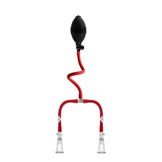 Blush Temptasia Nipple Squeeze Pump System - BDSM Toys