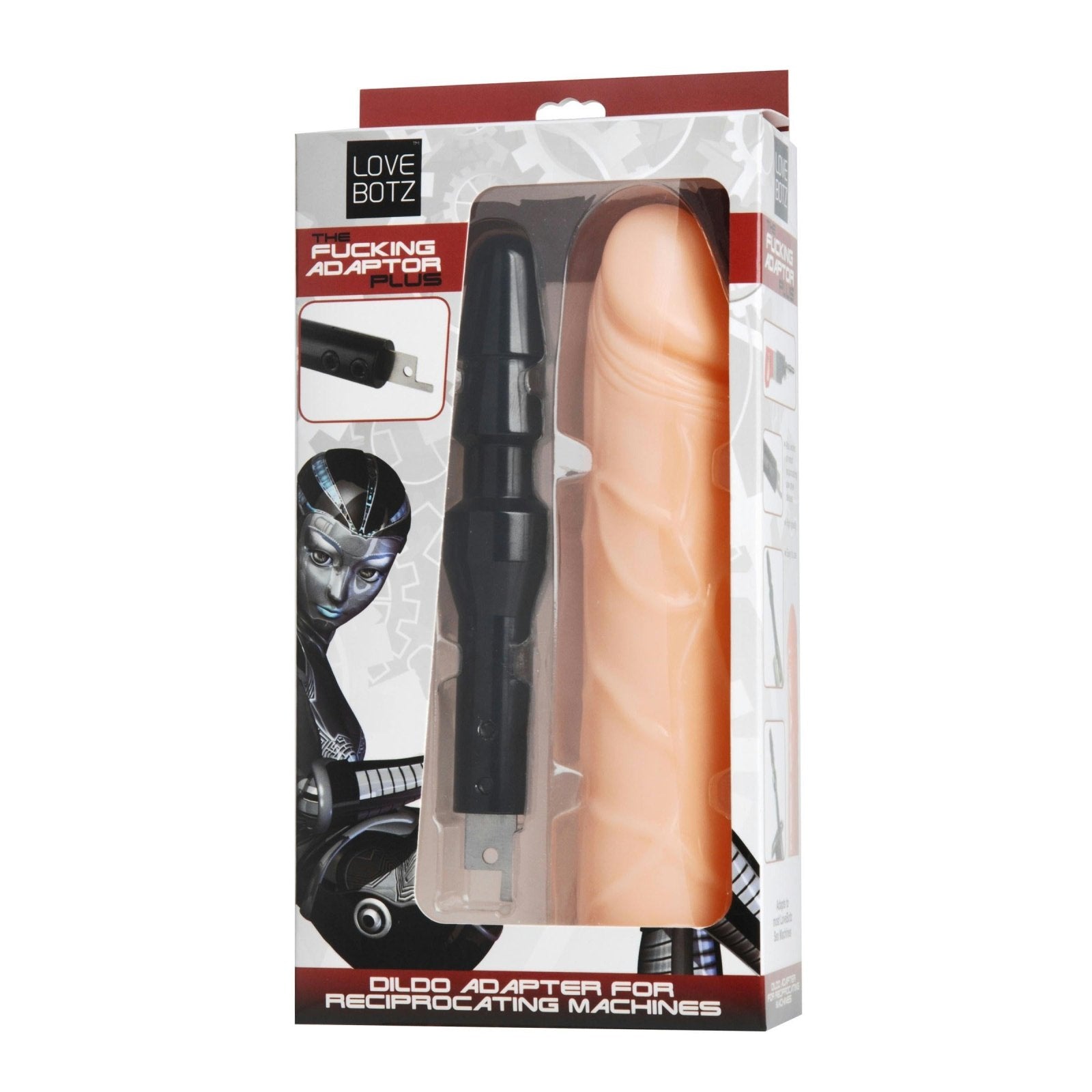 The Fucking Adapter Plus - Vac-U-Lock Reciprocating Saw Adapter with Dildo - Kink Store