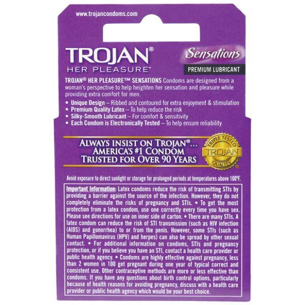 Trojan Her Pleasure Condoms - Kink Store