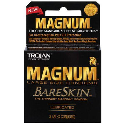 Trojan Magnum Bareskin Condoms - Kink Store