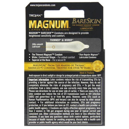 Trojan Magnum Bareskin Condoms - Kink Store