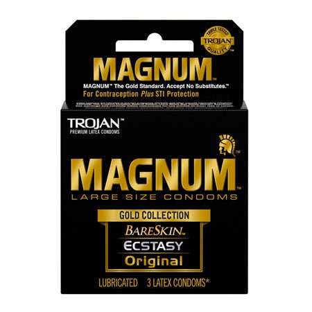 Trojan Magnum Condoms Gold Collection - 3 Pack - Kink Store