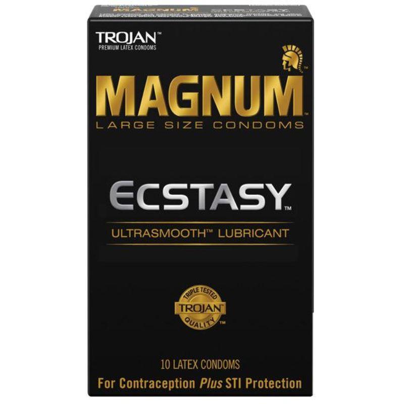 Trojan Magnum Ecstasy Condoms - 10 Pack - Kink Store