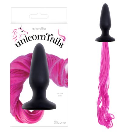 Unicorn Tails - Silicone Plug with Hot Pink Tail - Kink Store