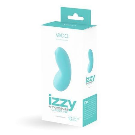 VeDO Izzy Rechargeable Clitoral Vibe - Teal - Kink Store