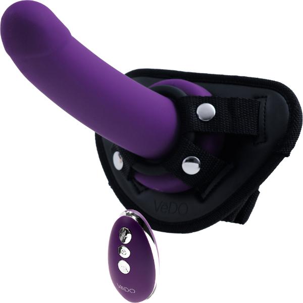 VeDO Strapped Rechargeable Vibrating Strap-On Set - Kink Store