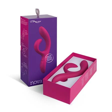 We-Vibe Nova 2 App Controlled Dual Stimulation Vibrator - Pink - Kink Store