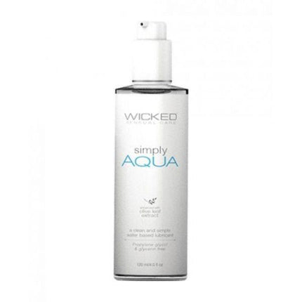 Wicked Simply Aqua Water Based Lubricant - Kink Store